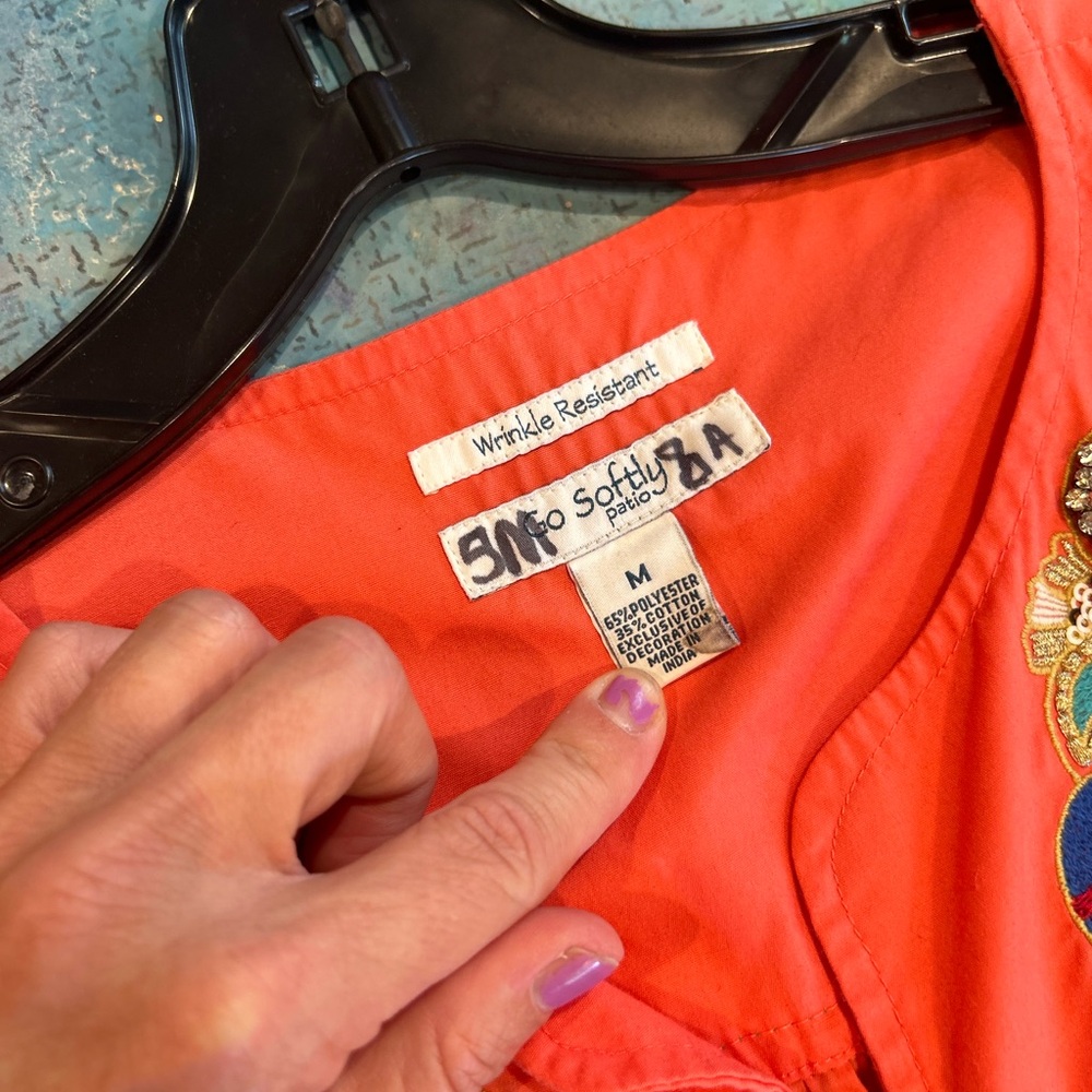 Vintage Peacock Housedress - image 7